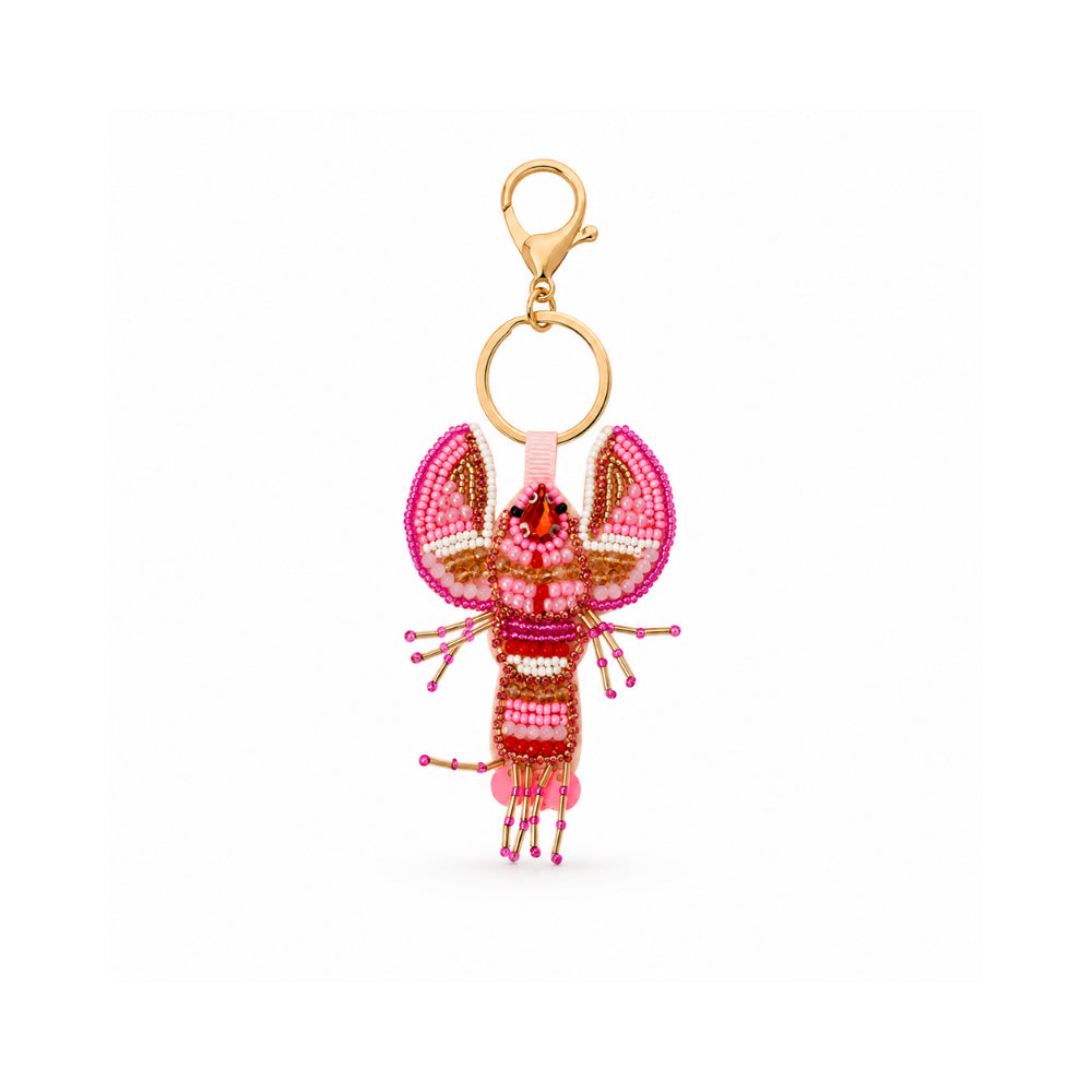 K&Co. Sunset Spritz Series Bead Keyring - LOBSTER